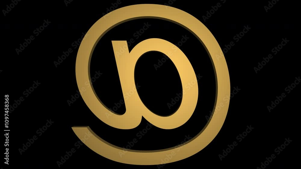 Seamless 3D Animation of a Golden Seamless 3D Animation of a Golden