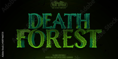 Horror editable text effect, customizable scary and spooky 3d font style