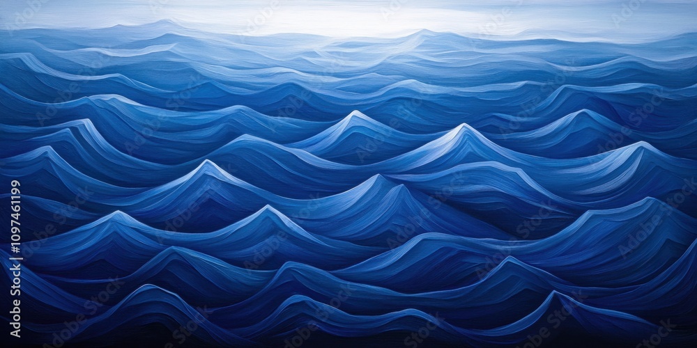 lines Sky blues A visualization of sound wa