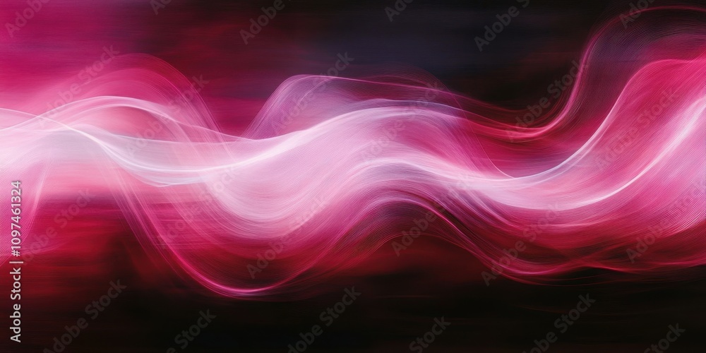 Fototapeta premium rhythm Pastel pinks A visualization of sou