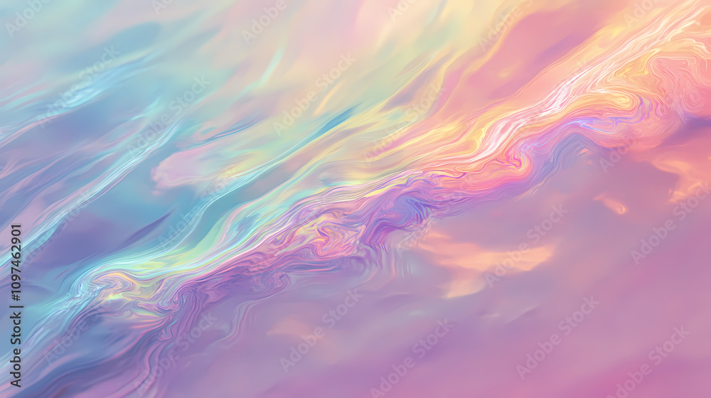 Obraz premium soft whispers pastel horizon