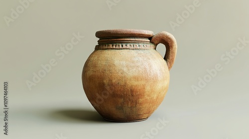 Wallpaper Mural Ancient Clay Jug: A Relic of History and Culture Torontodigital.ca