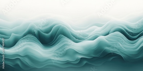 pulses Pale aqua green A visualization of sound 