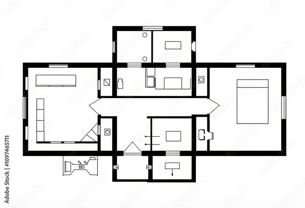 Floorplan paper Large format paper used for drawing building flo Floorplan paper Large format paper used for drawing building flo