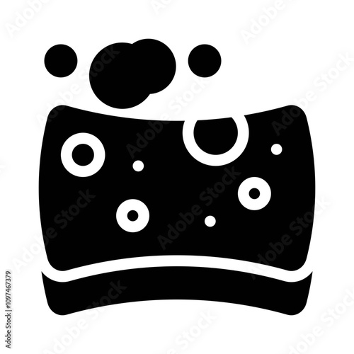 sponge glyph icon