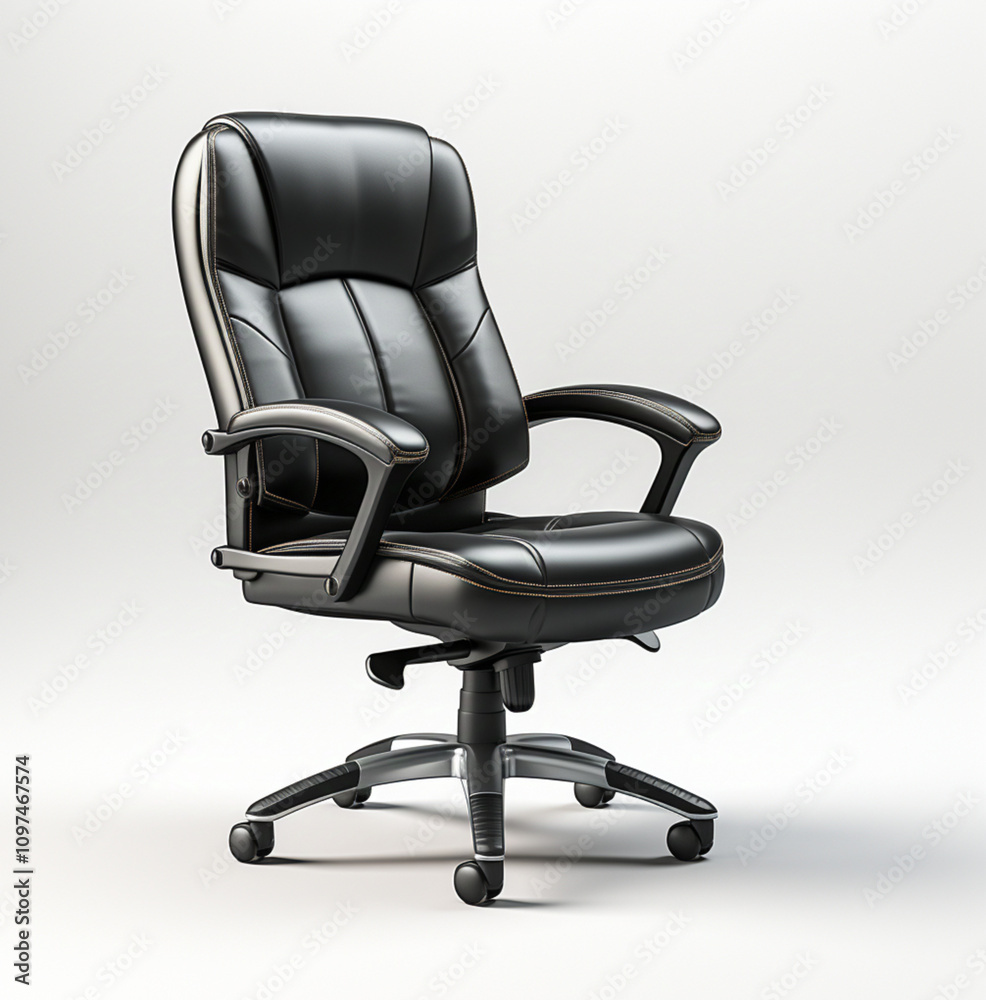 black office chair isolated on white background black office chair isolated on white background