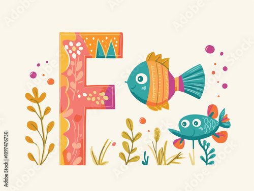 ABC Learning Fun: Alphabet Flashcards & Tracing Activities with Illustrations
