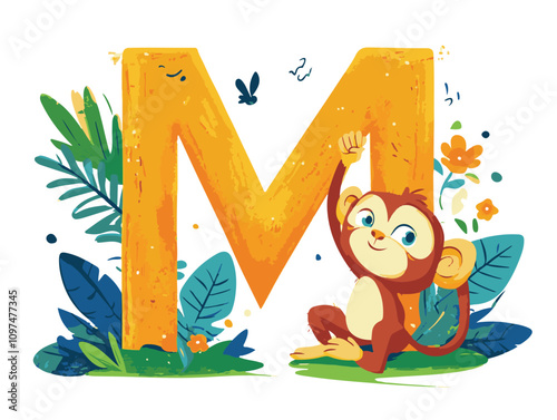 ABC Learning Fun: Alphabet Flashcards & Tracing Activities with Illustrations