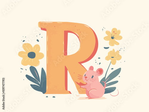 ABC Learning Fun: Alphabet Flashcards & Tracing Activities with Illustrations