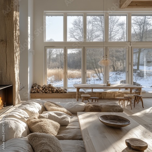 Cozy Minimalist Living Room...
