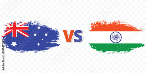 australia vs india cricket or world cup match banner transparent background