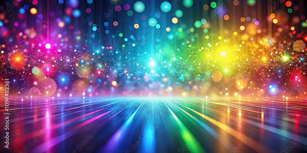 Fototapeta premium Beautiful abstract wallpaper with colorful light effects , minimalistic, background, vibrant, aesthetic, visual, artistic