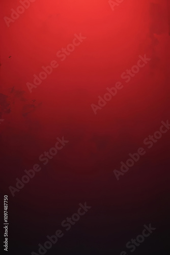 stunning gradient of black and vibrant red hues creates serene atmosphere