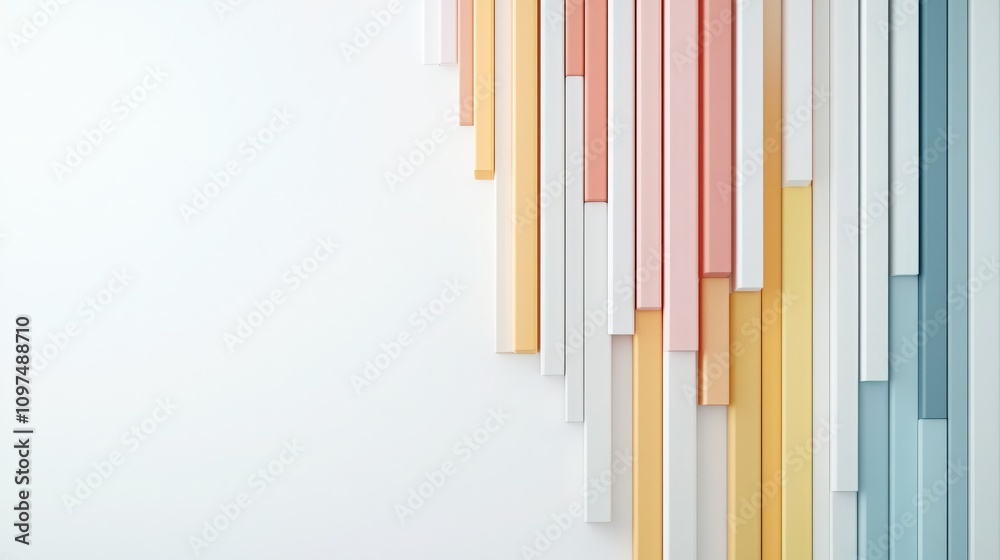 Abstract Pastel Columns Abstract Pastel Columns