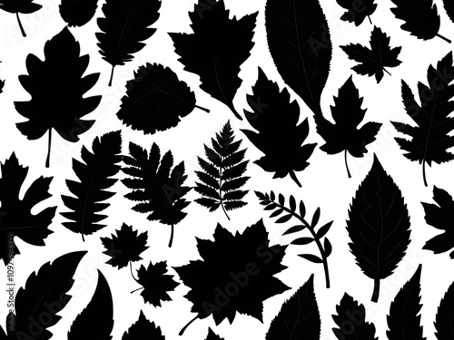pattern with leaves