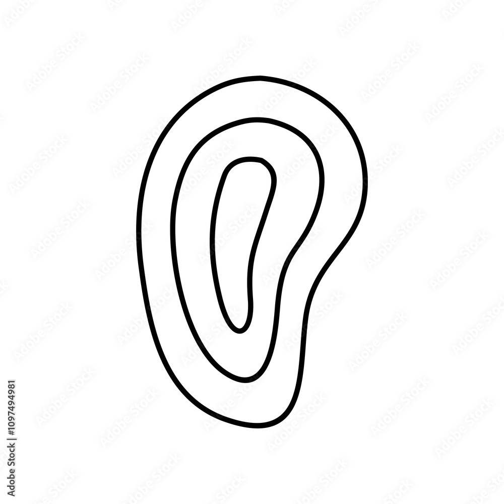 fingerprint icon, line vector isolated on white background. trendy and modern design fingerprint icon, line vector isolated on white background. trendy and modern design