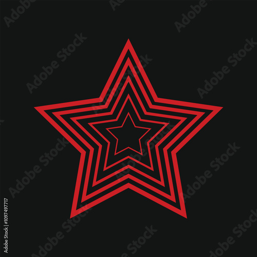 Star simple icons set designed in filled, outline, line and stroke style. blend and gradient style.