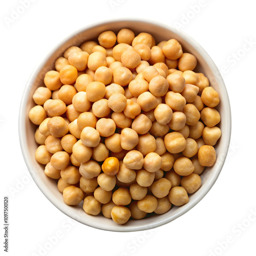 Chickpea isolated on transparent background