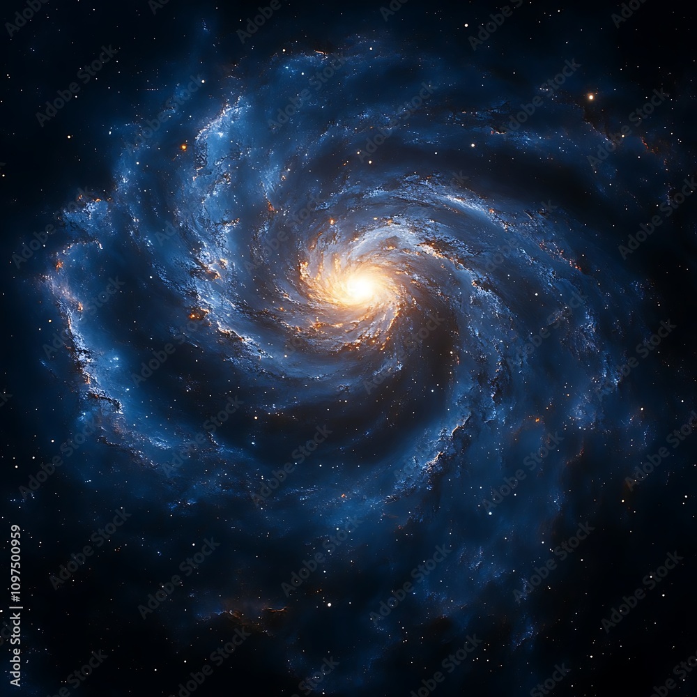 spiral galaxy in deep space spiral galaxy in deep space