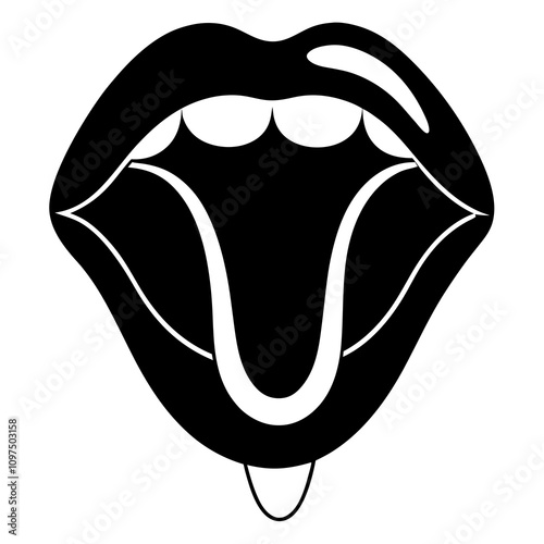 Tongue Vector illustration