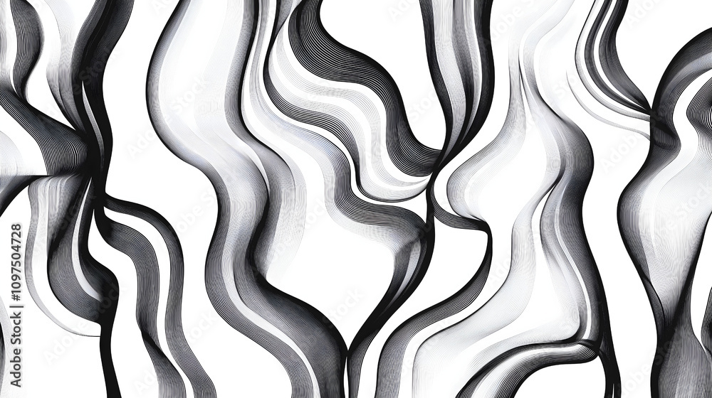 Abstract Black Scribbles on Transparent Background Abstract Black Scribbles on Transparent Background