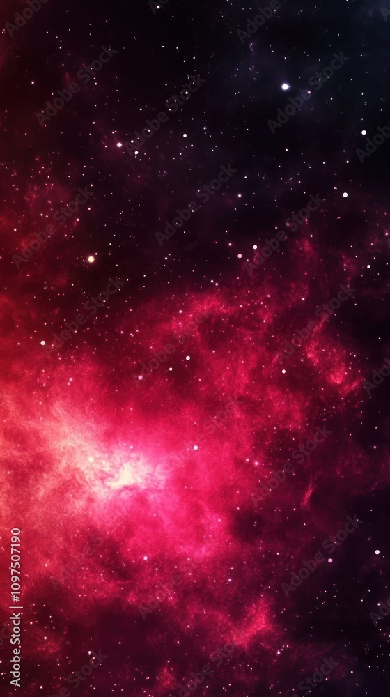Fototapeta premium Red wallpaper background astronomy universe.