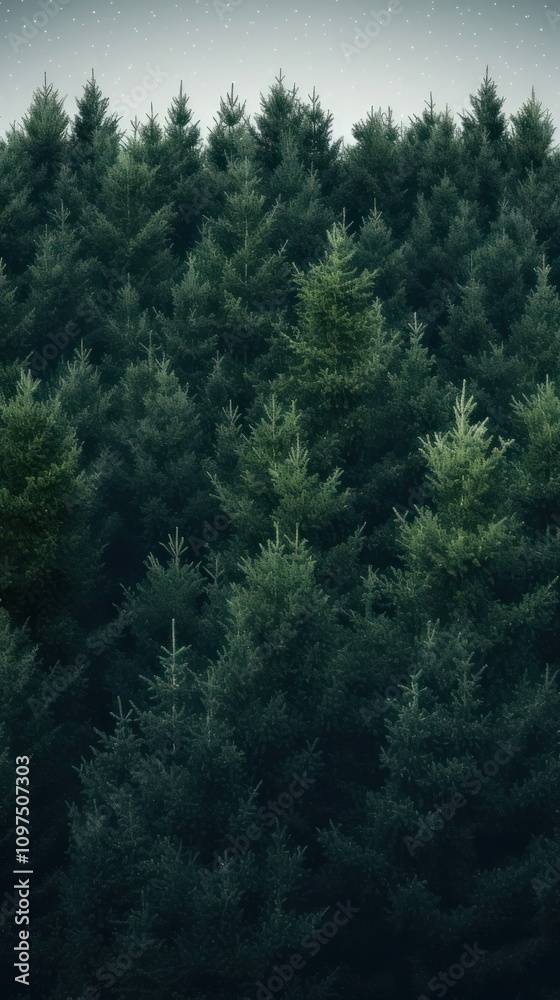 Deep pine forest background nature trees vegetation. Deep pine forest background nature trees vegetation.