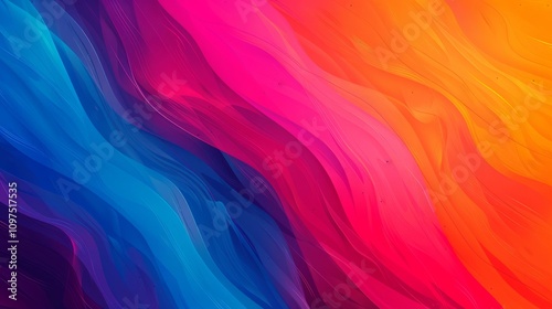 Vibrant abstract wave pattern design