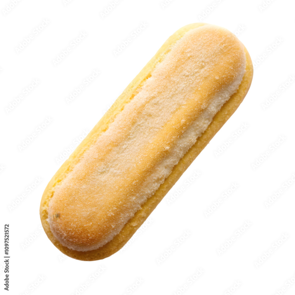 Ladyfingers biscuit isolated on transparent background Ladyfingers biscuit isolated on transparent background