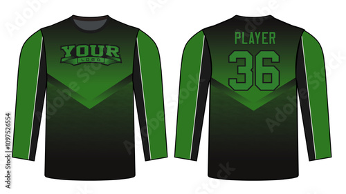 All sports player jersey design with an elegant edgy and wild look. Sports gear template mockup perfect fit for all sports. The designs that go on casual wear, shirts, fashion apparel, and all kind 
