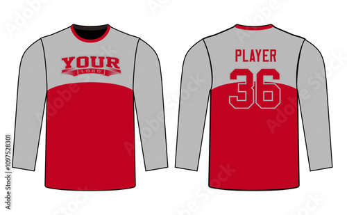 All sports player jersey design with an elegant edgy and wild look. Sports gear template mockup perfect fit for all sports. The designs that go on casual wear, shirts, fashion apparel, and all kind 