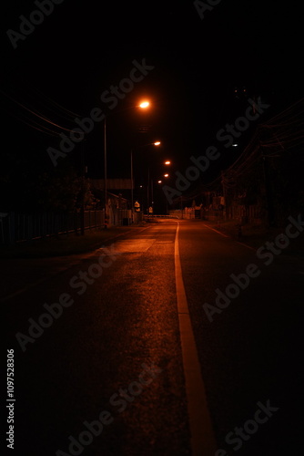 night traffic in the city
