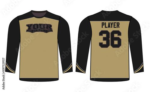 All sports player jersey design with an elegant edgy and wild look. Sports gear template mockup perfect fit for all sports. The designs that go on casual wear, shirts, fashion apparel, and all kind 