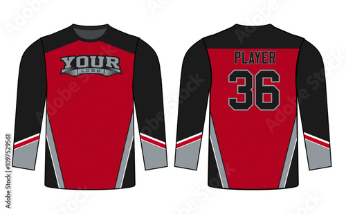 All sports player jersey design with an elegant edgy and wild look. Sports gear template mockup perfect fit for all sports. The designs that go on casual wear, shirts, fashion apparel, and all kind 