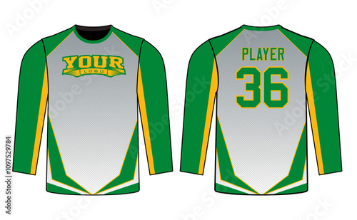All sports player jersey design with an elegant edgy and wild look. Sports gear template mockup perfect fit for all sports. The designs that go on casual wear, shirts, fashion apparel, and all kind 