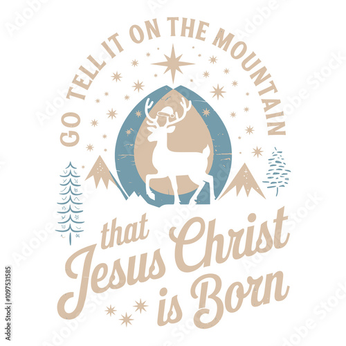 christmas card with santa claus illustration design
