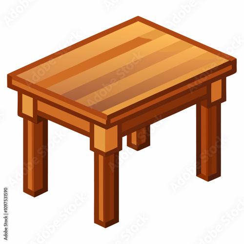 empty wooden table clipart cartoon Illustration drawing