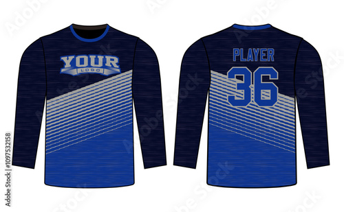 All sports player jersey design with an elegant edgy and wild look. Sports gear template mockup perfect fit for all sports. The designs that go on casual wear, shirts, fashion apparel, and all kind 