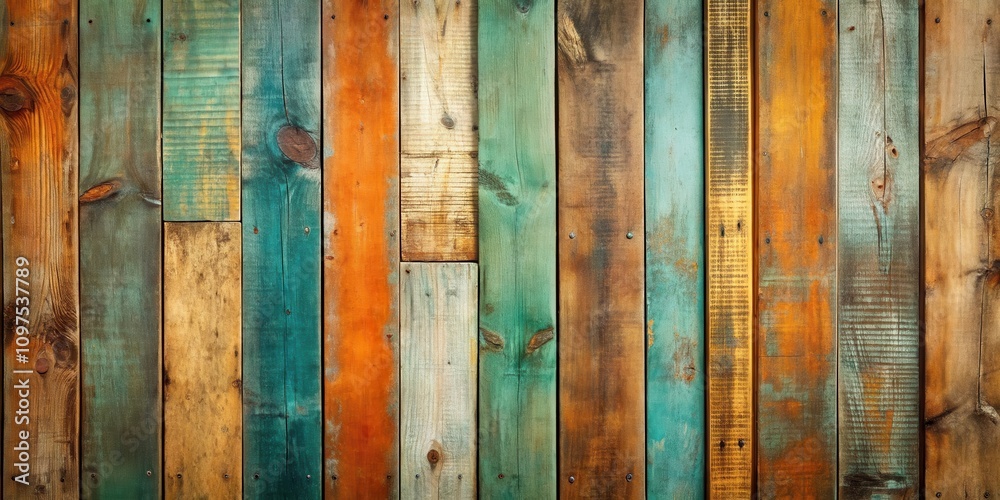 Rustic Weathered Wood Planks Background Texture Multicolored Painted Wood Paneling for Design Projects Rustic Weathered Wood Planks Background Texture Multicolored Painted Wood Paneling for Design Projects