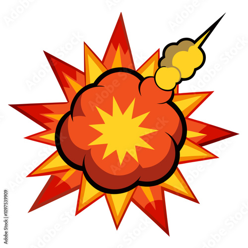 explosive clipart cartoon Illustration drawing