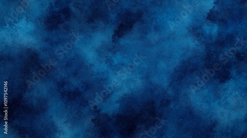 Abstract Watercolor Blue Background Depth Texture Fluid Artistic Design