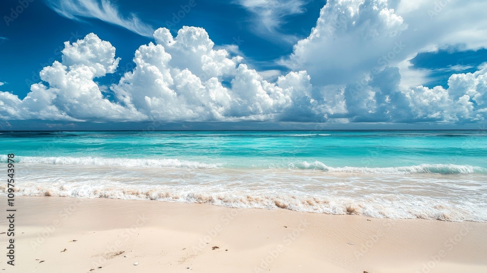 Fototapeta premium Captivating coastal paradise: discover the