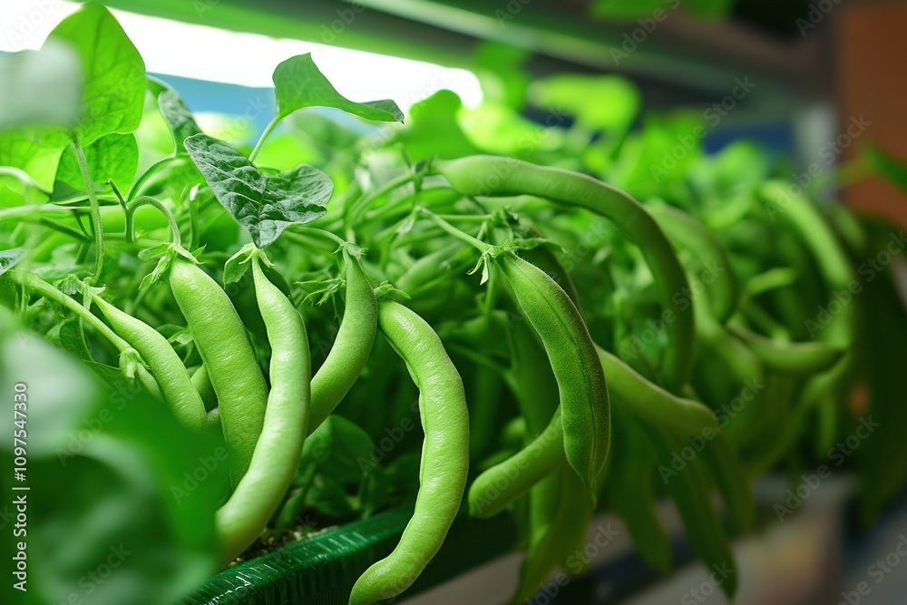 Beans grown in hydroponic systems, Beans grown in hydroponic systems,