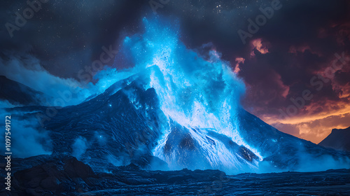 mountain, sky, clouds, landscape, snow, nature, cloud, mountains, ocean, peak, ice, alps, water, volcano, view, travel, sea, storm, time lapse, rock, high, glacier, summer, weather, scenery