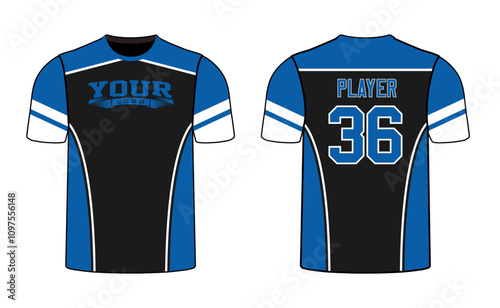 All sports player jersey design with an elegant edgy and wild look. Sports gear template mockup perfect fit for all sports. The designs that go on casual wear, shirts, fashion apparel, and all kind 