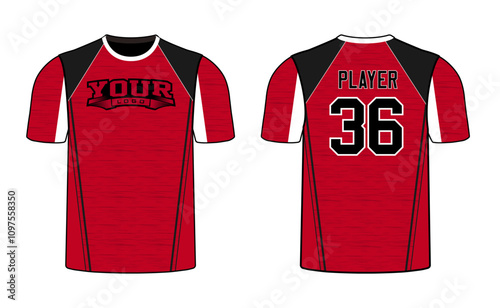 All sports player jersey design with an elegant edgy and wild look. Sports gear template mockup perfect fit for all sports. The designs that go on casual wear, shirts, fashion apparel, and all kind 