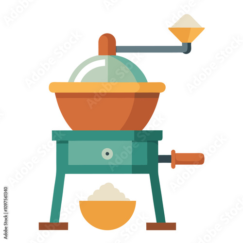 food mill clipart cartoon Illustration drawing