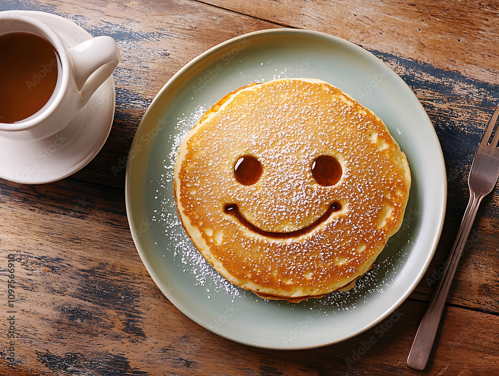 custom made wallpaper toronto digitalGood food good mood good morning smiling pancake