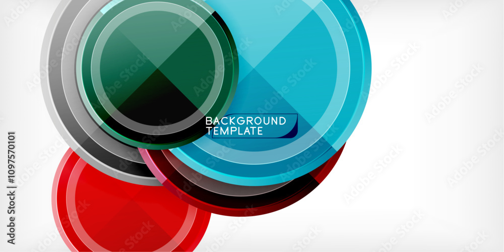 Minimal geometric abstract background. Circle triangle design Minimal geometric abstract background. Circle triangle design