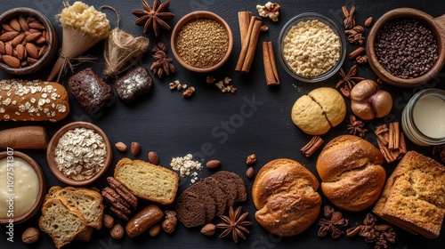 Aromatic Bakery Delights: A Culinary Still Life